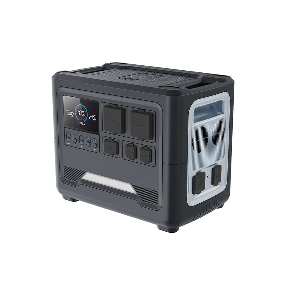 iFORWAY 1024Wh portable power station featuring an ultra-safe LiFePO4 battery, ideal for weekend camping and home backup.
