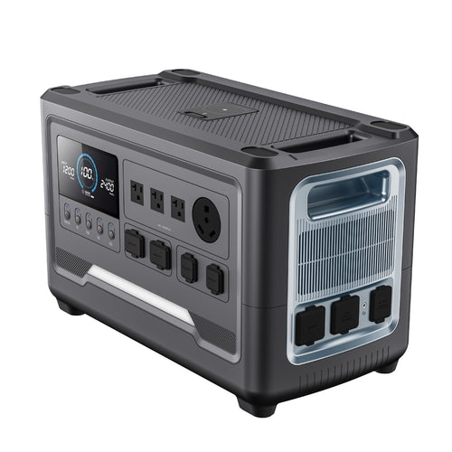 iFORWAY 2048Wh portable power station built with an ultra-safe LiFePO4 battery for long-lasting home backup and off-grid living.