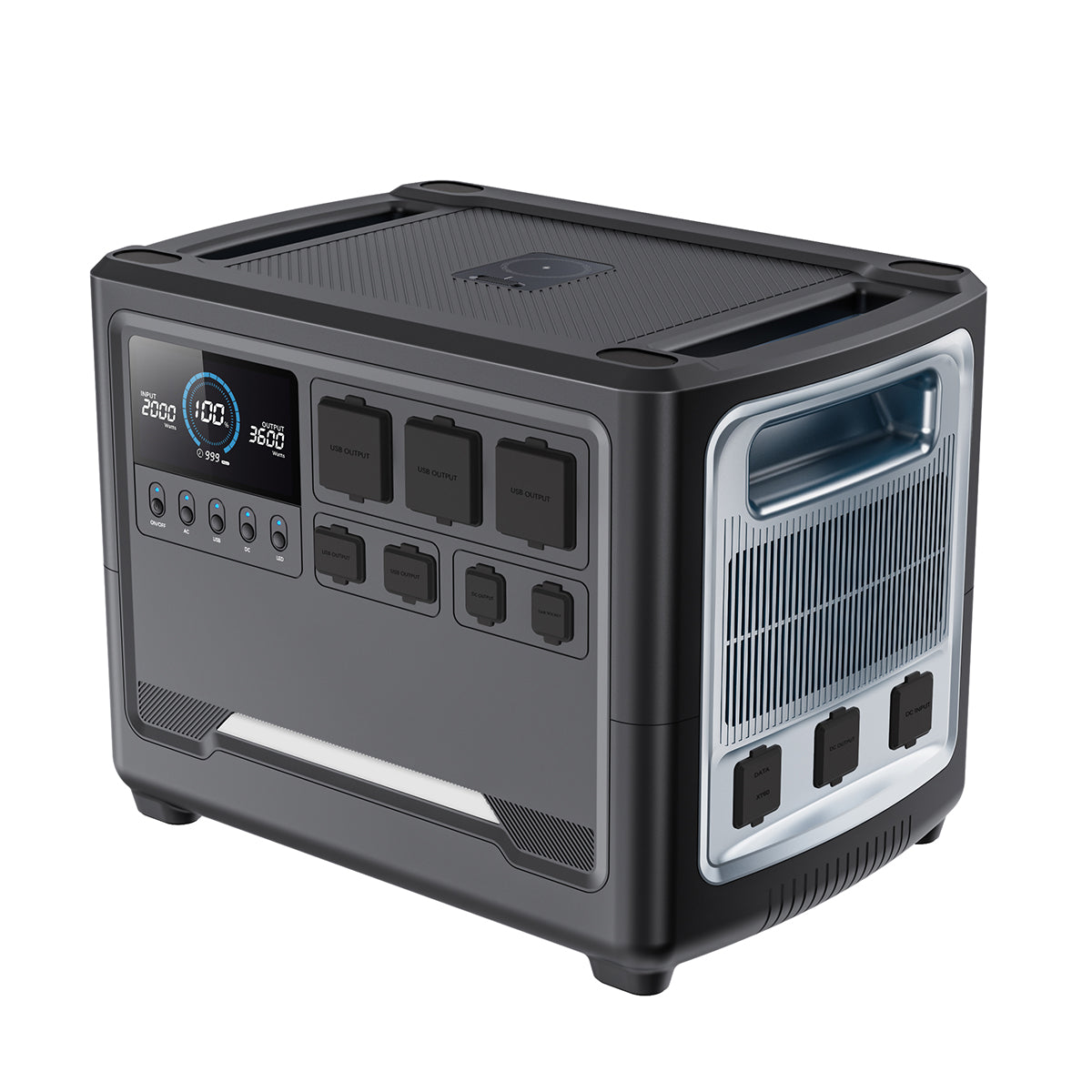 iFORWAY 3072Wh heavy-duty portable power station, providing massive high-capacity battery backup for home emergencies.
