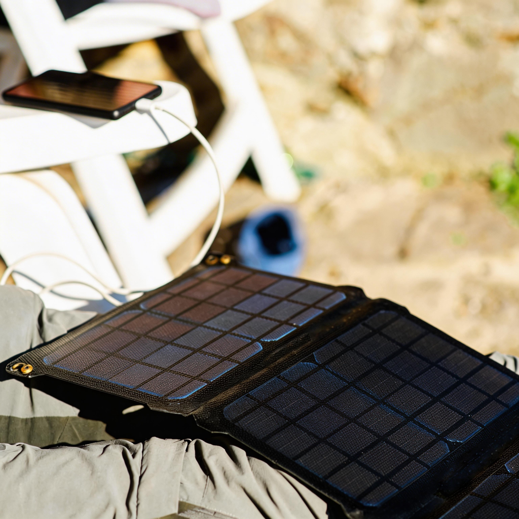 iFORWAY versatile solar charger reliably powering up cell phones, tablets, cameras, and all your essential outdoor gear.