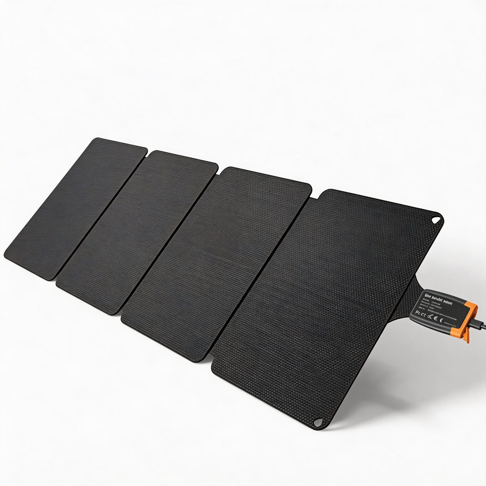 iFORWAY foldable portable solar panel fully opened, designed to grab the sun and charge devices anywhere off-grid.