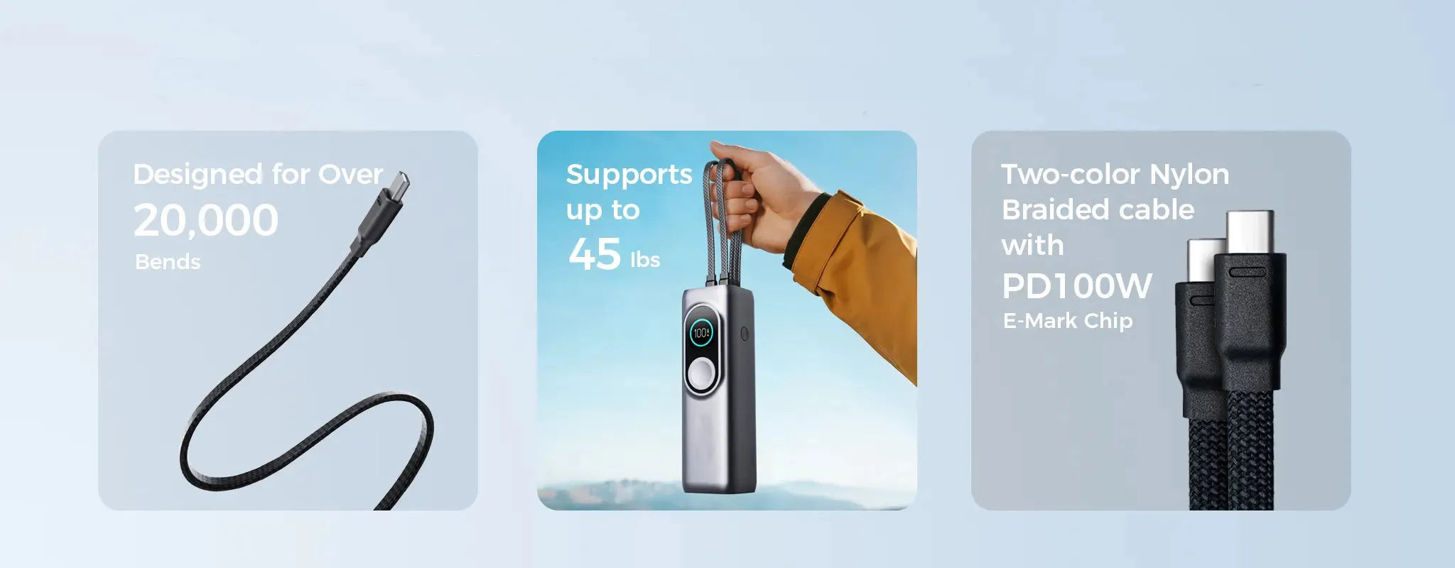 The "Rabbit Ear" Design: Always Ready to Charge