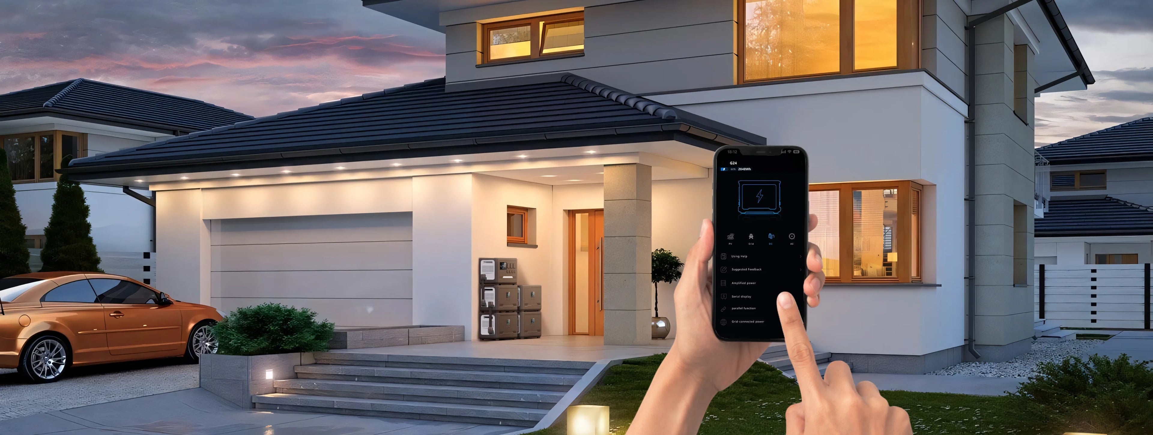 iFORWAY smart home energy management system featuring remote app control for modular storage units. Designed as a robust home backup power solution, it ensures stable performance for modern villas during outages. With its massive high power output and superior safety protocols, it supports a fully autonomous off-grid living lifestyle. Engineered with low heat loss technology and a Built Tough modular design, iFORWAY brings intelligent Power On the Go capabilities to your permanent residence